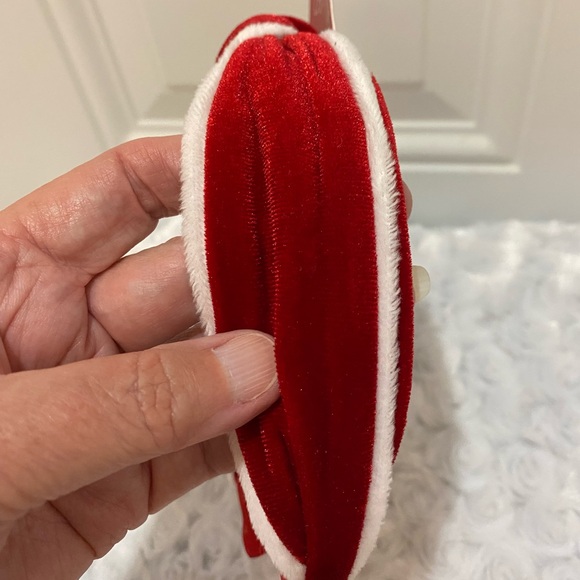 🎄🎄Capelli Ladies Christmas/Holiday Red & White Knotted Headband - Picture 4 of 9
